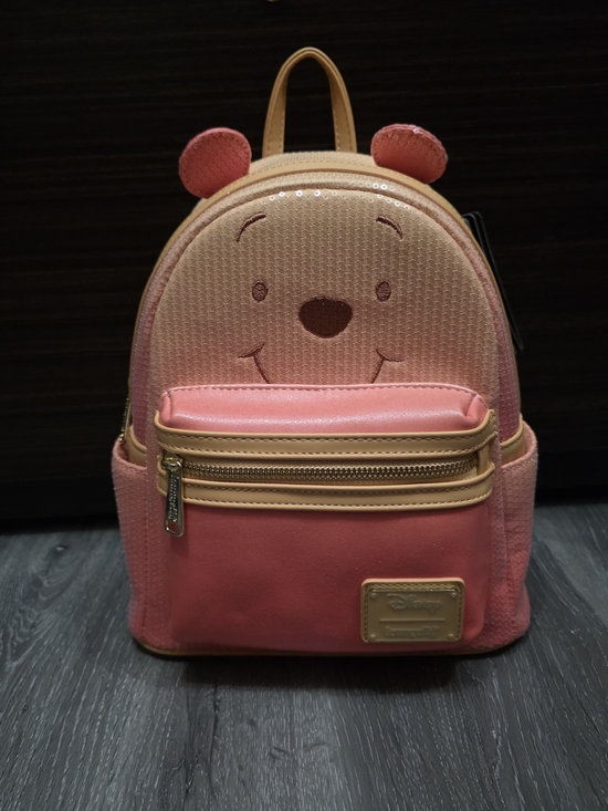 Disney Other - Disney Winnie the Pooh Peach and Pink Mini Backpack